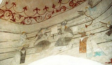 Kalkmaleri, Tullebølle kirke